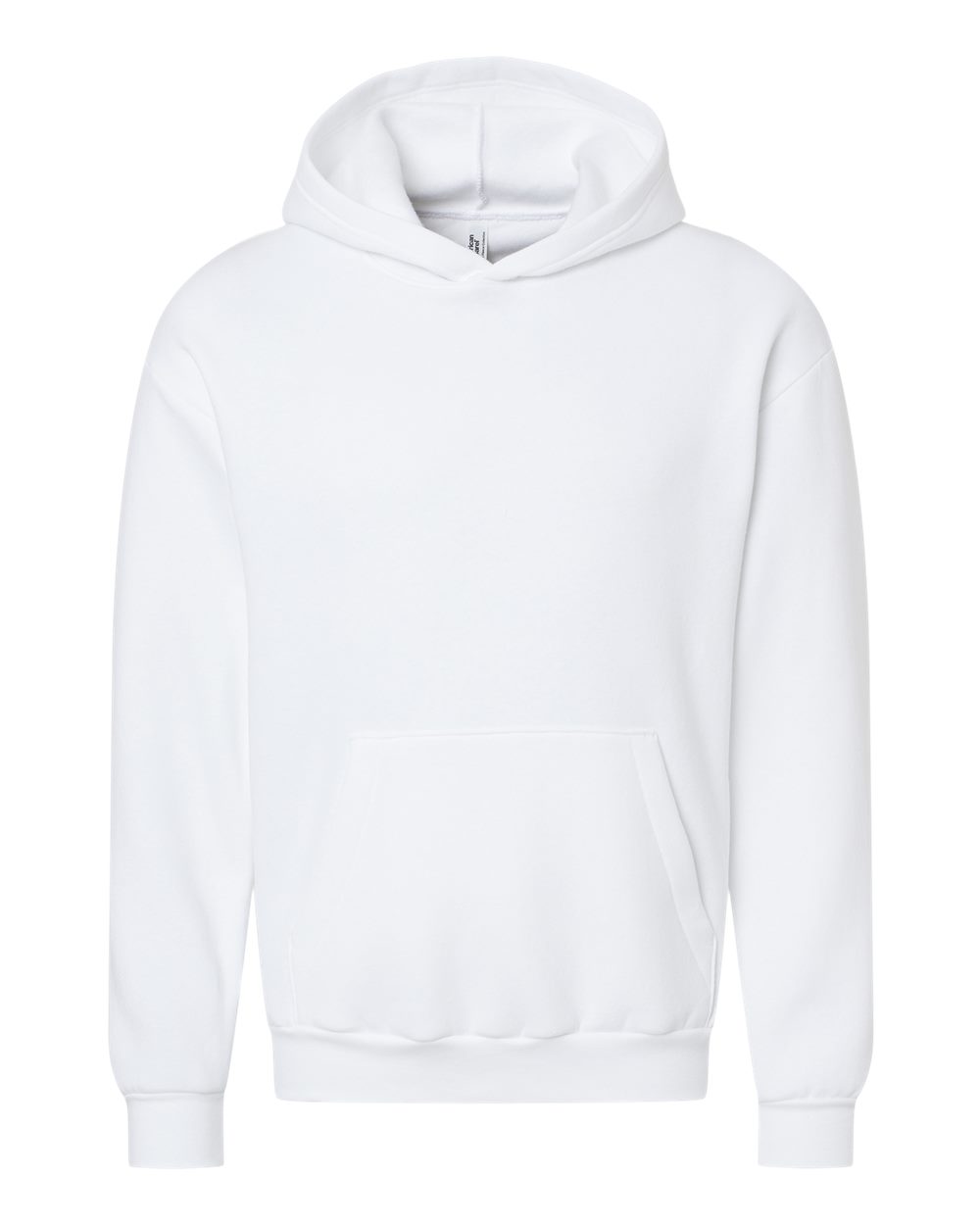 American Apparel Unisex ReFlex Fleece Hoodie Sweatshirt blank in White, style RF498