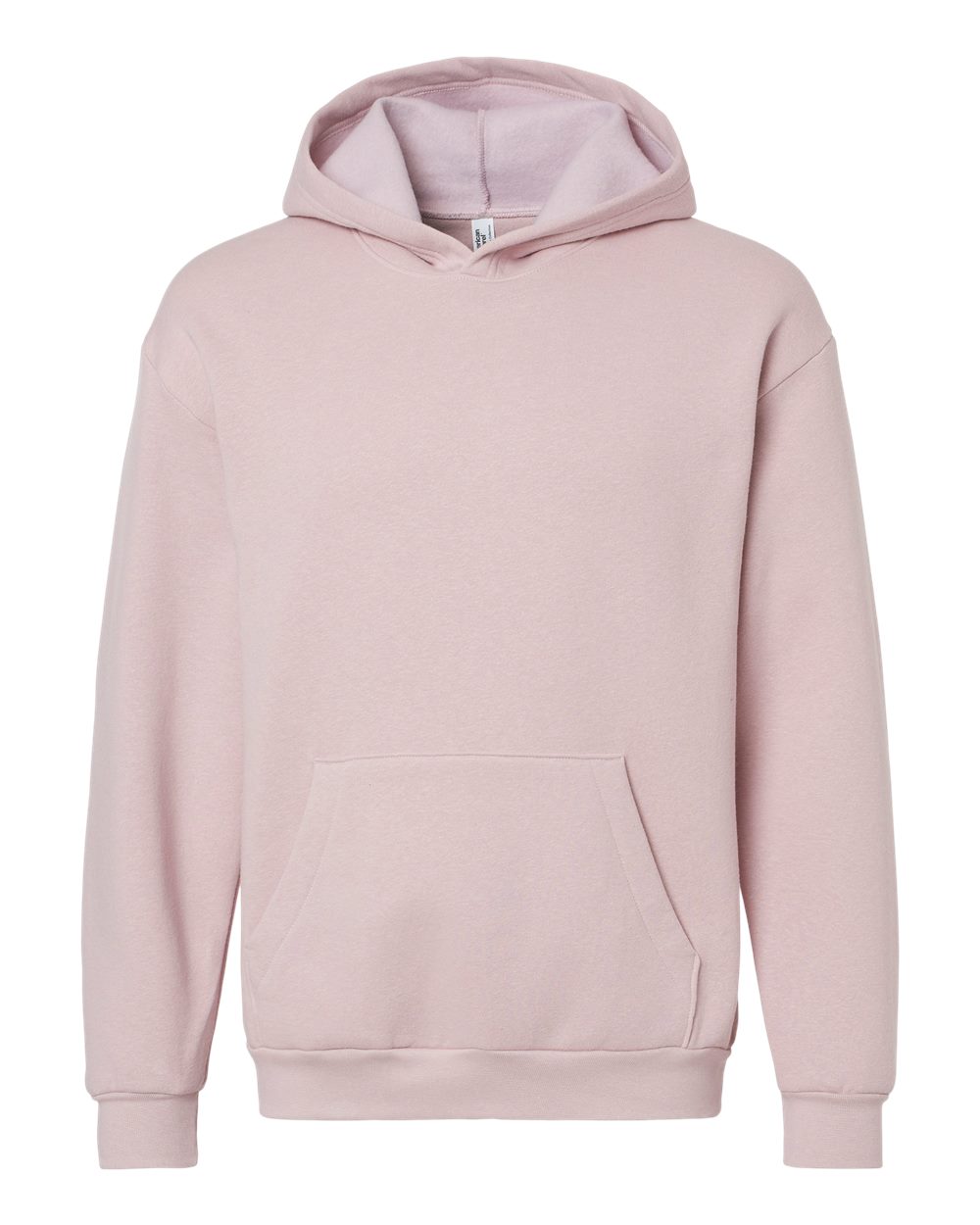 American Apparel Unisex ReFlex Fleece Hoodie Sweatshirt blank in Blush, style RF498