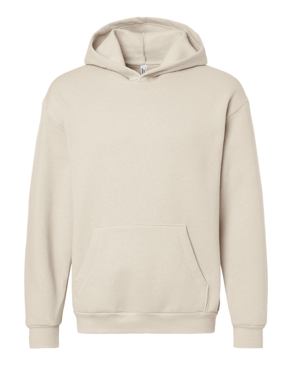 American Apparel Unisex ReFlex Fleece Hoodie Sweatshirt blank in Bone, style RF498