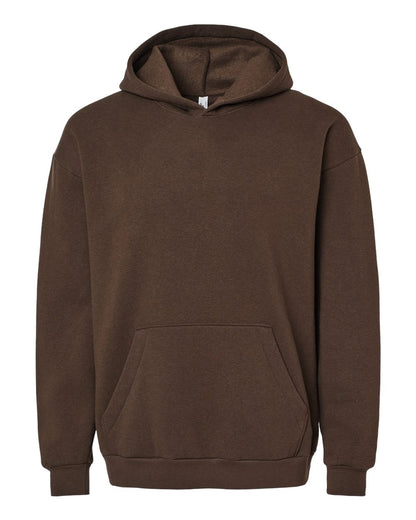 American Apparel Unisex ReFlex Fleece Hoodie Sweatshirt blank in Brown, style RF498