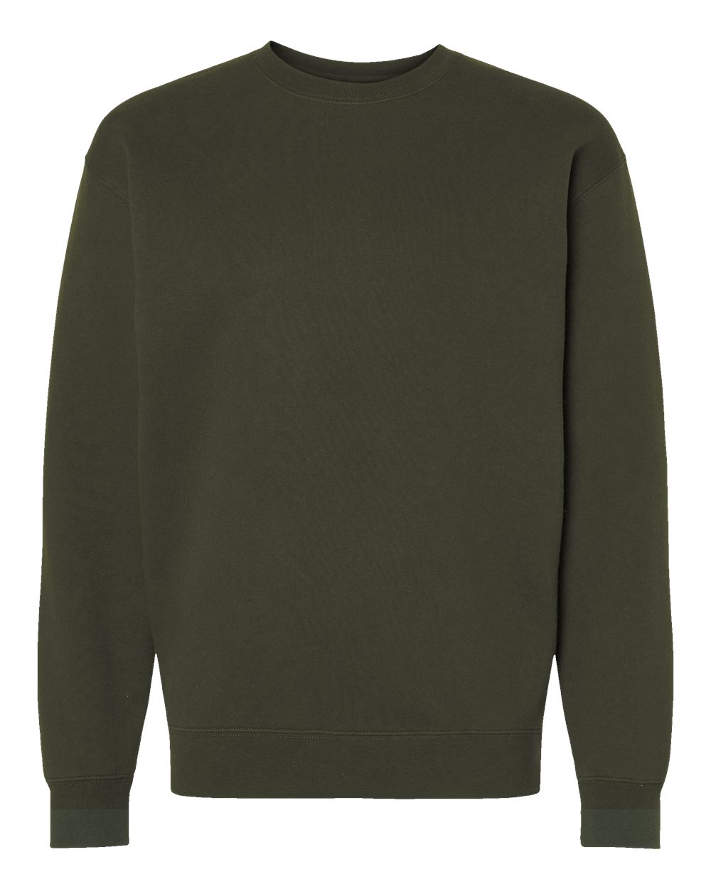 Independent Trading Co. IND3000 Heavyweight Crewneck Sweatshirt in Army