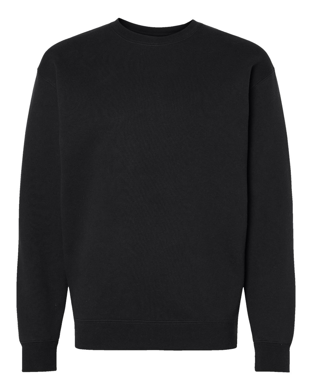 Independent Trading Co. IND3000 Heavyweight Crewneck Sweatshirt in Black