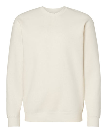 Independent Trading Co. IND3000 Heavyweight Crewneck Sweatshirt in Bone