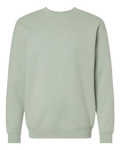 Independent Trading Co. IND3000 Heavyweight Crewneck Sweatshirt in Dusty Sage