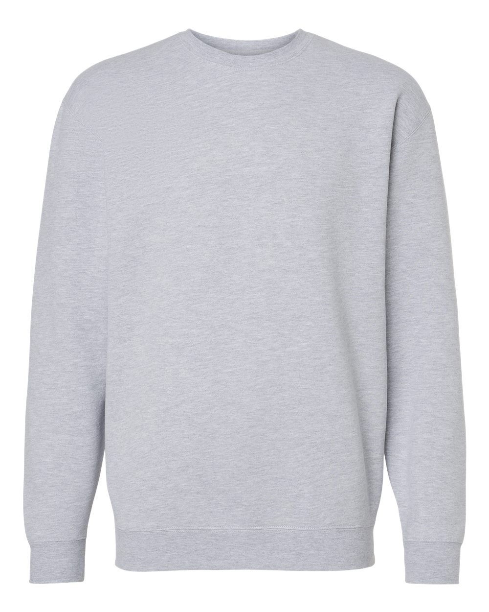Independent Trading Co. IND3000 Heavyweight Crewneck Sweatshirt in Grey Heather