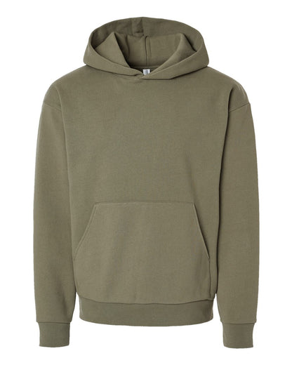 Independent Trading Co. Unisex Mainstreet Heavyweight Hooded Sweatshirt blank in Olive, style IND420XD