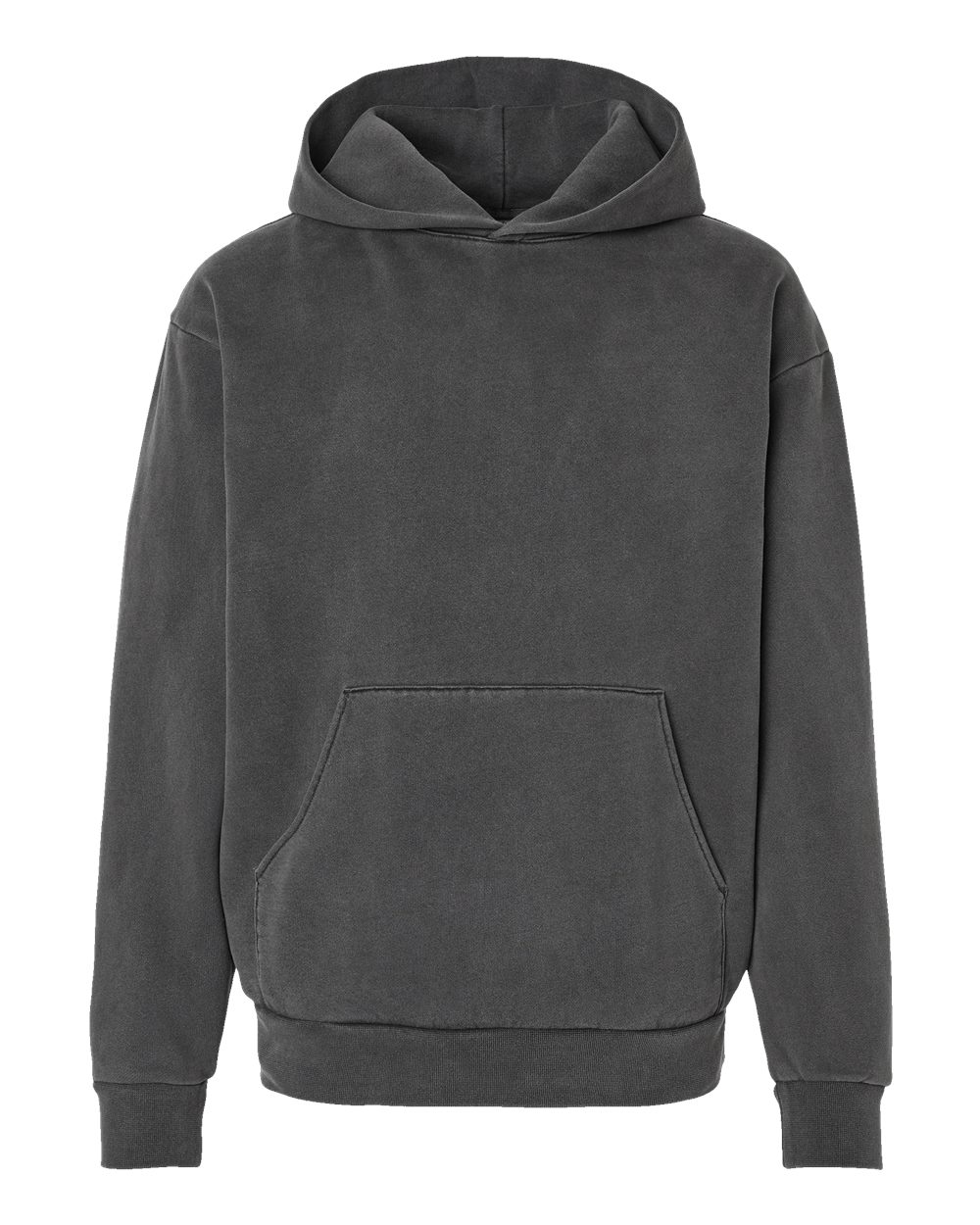 Independent Trading Co. Unisex Mainstreet Heavyweight Hooded Sweatshirt blank in Pigment Black, style IND420XD