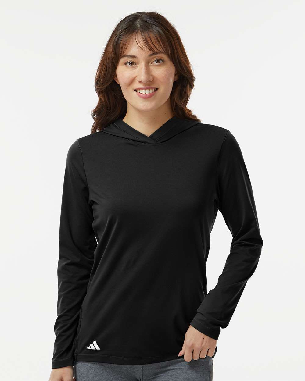 adidas Women's Performance Hooded Pullover in Black, style A1003