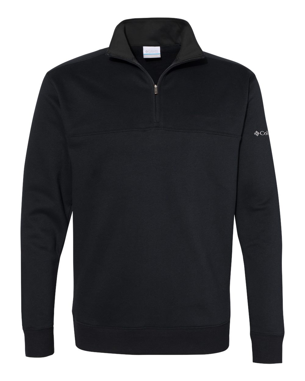 Columbia Men's Hart Mountain II Half-Zip Pullover blank in Black, style 212475