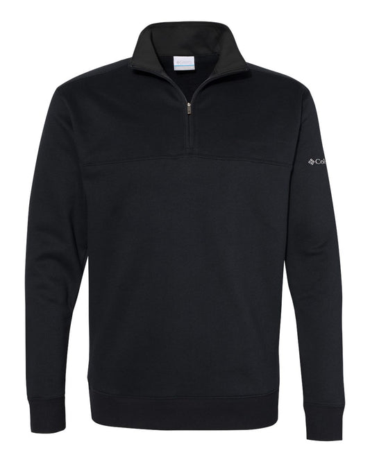 Columbia Men's Hart Mountain II Half-Zip Pullover blank in Black, style 212475