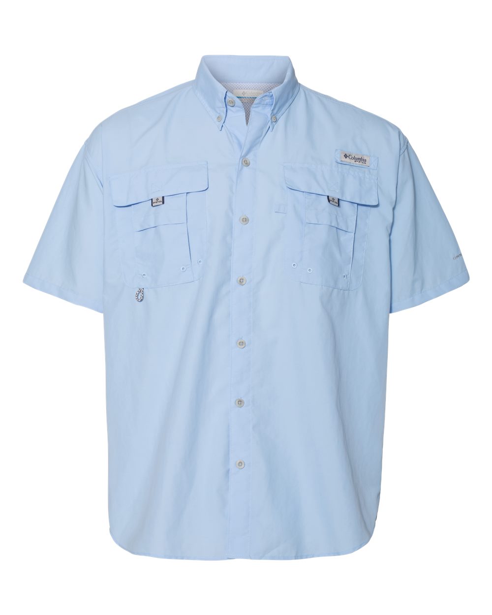 Columbia Men's PFG Bahama II Short Sleeve Shirt blank in Sail, style 212464