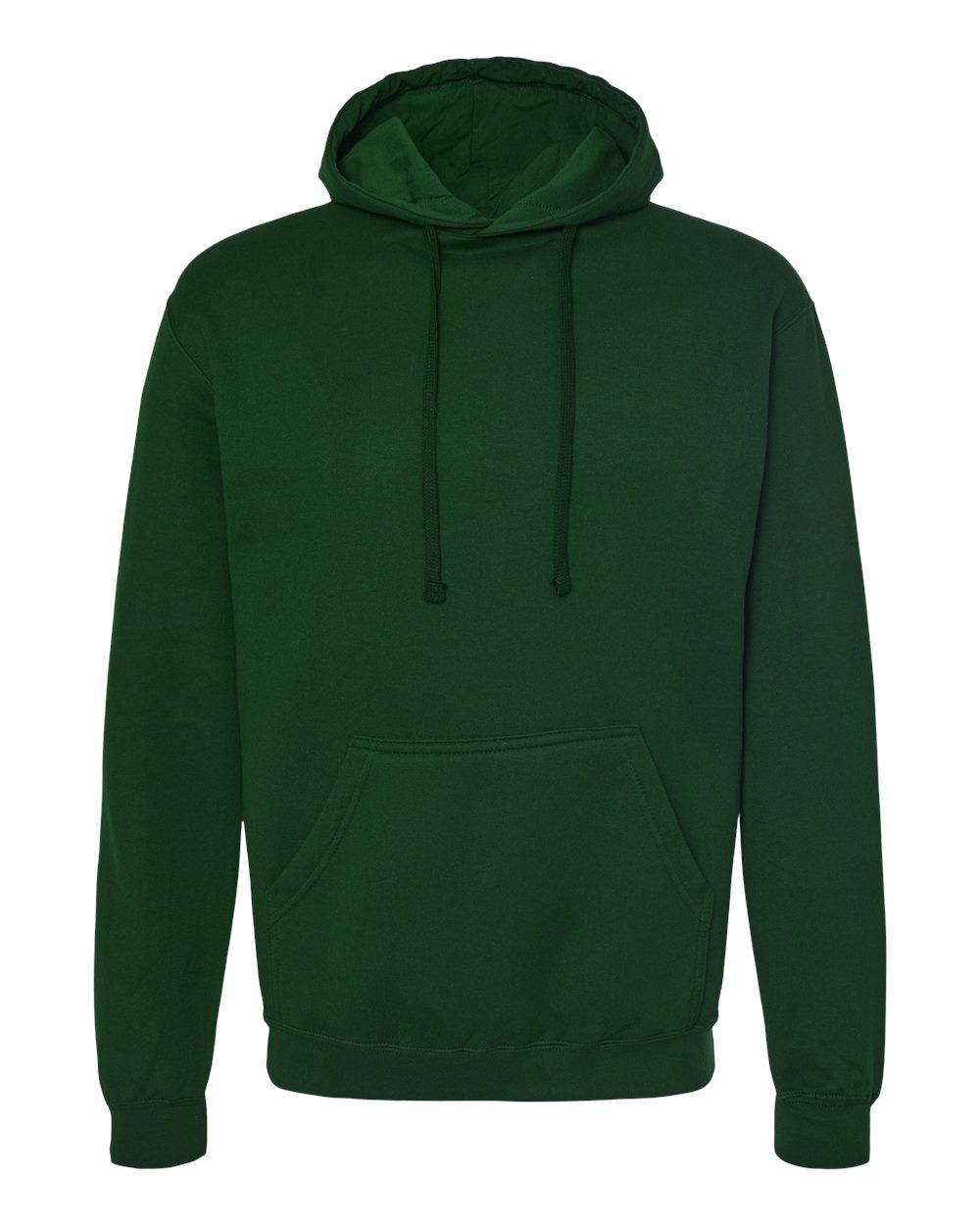 Tultex Unisex Fleece Hooded Sweatshirt blank in Forest, style 320