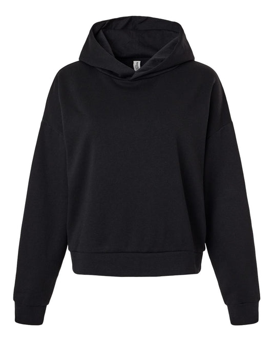 Independent Trading Co. PRM2600 Women's Wave Wash Sunday Hoodie in Black