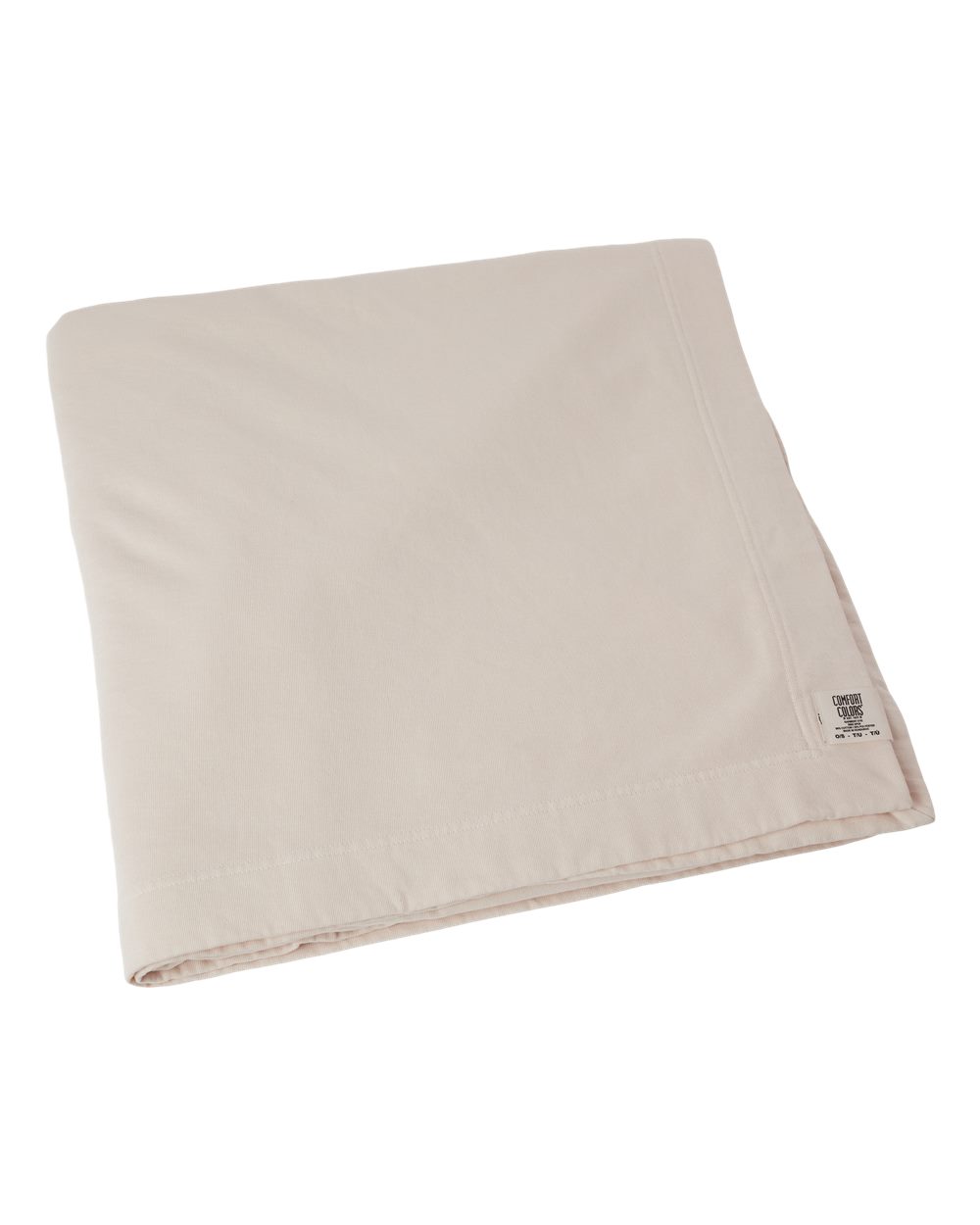 Comfort Colors Garment-Dyed Fleece Dorm Blanket blank in Ivory, style 15BT