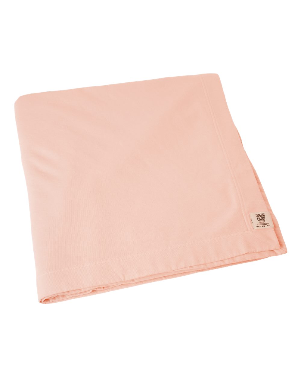 Comfort Colors Garment-Dyed Fleece Dorm Blanket blank in Peachy, style 15BT