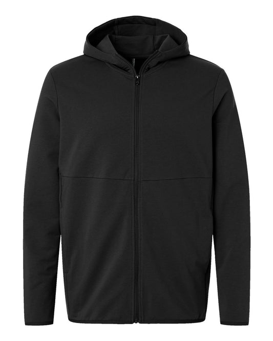Independent Trading Co. EXP30PZ Perform Full-Zip Hooded Sweatshirt in Black