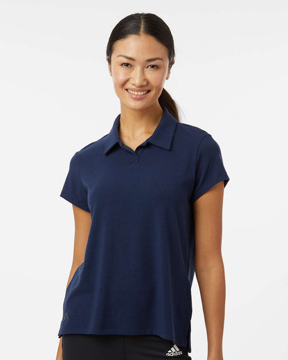 adidas Women's Blended Polo in Solid Collegiate Navy, style A690