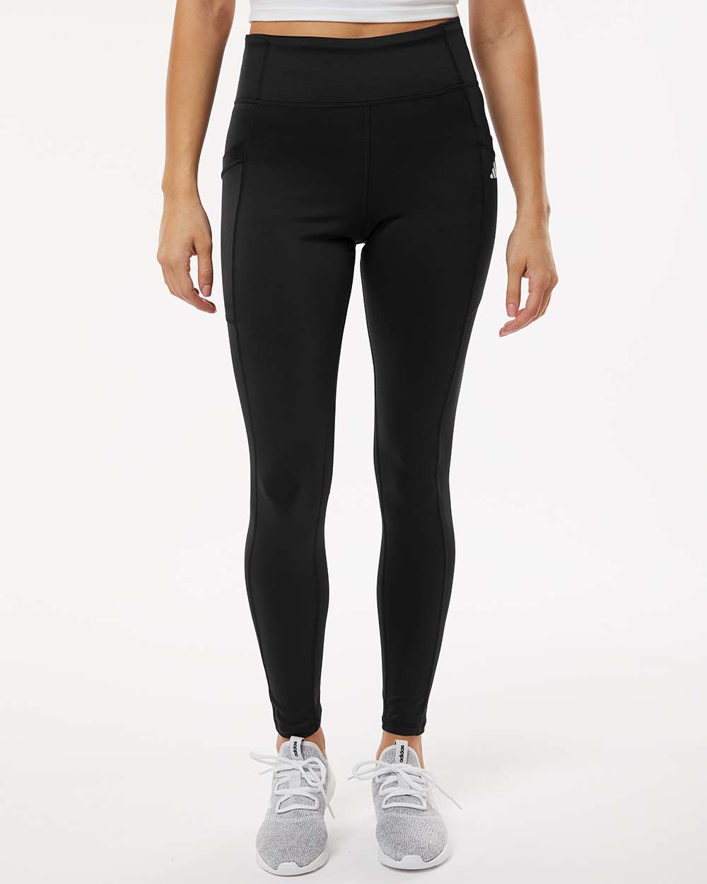adidas Women's Performance Pocket Leggings in Black, style A1010