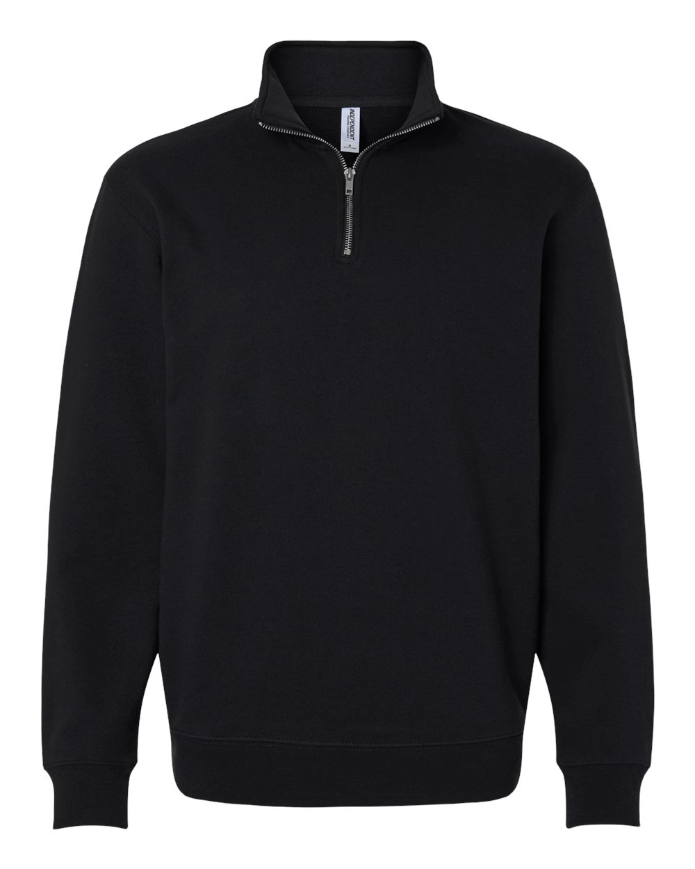 Independent Trading Co. SS4600QZ Midweight Quarter-Zip Pullover in Black