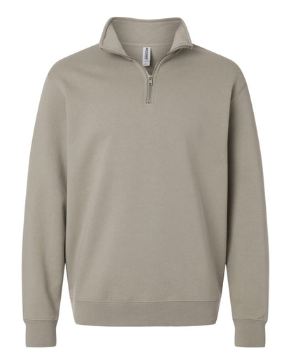 Independent Trading Co. SS4600QZ Midweight Quarter-Zip Pullover in Cement