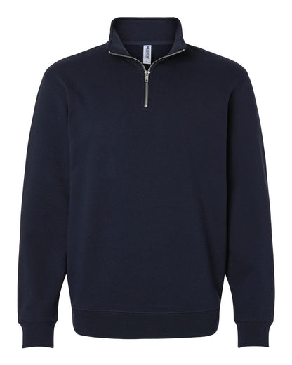 Independent Trading Co. SS4600QZ Midweight Quarter-Zip Pullover in Classic Navy