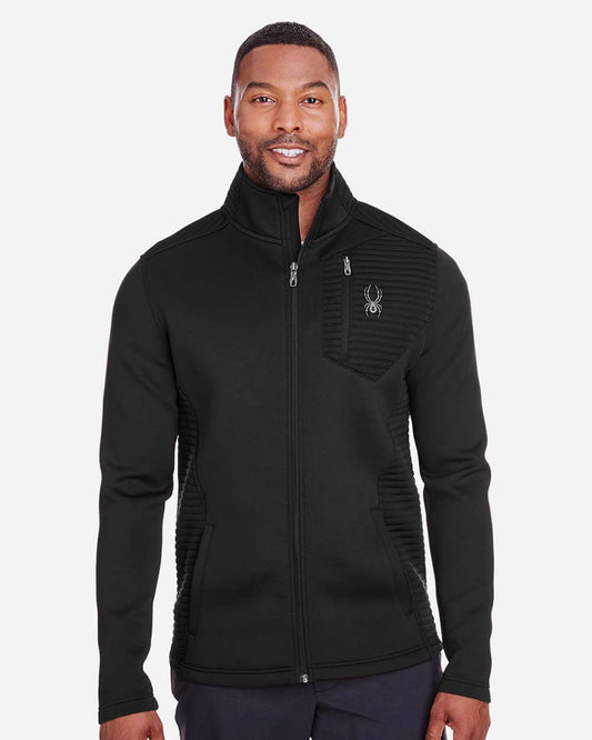 Spyder Men's Venom Full-Zip Jacket in Black, style S16539