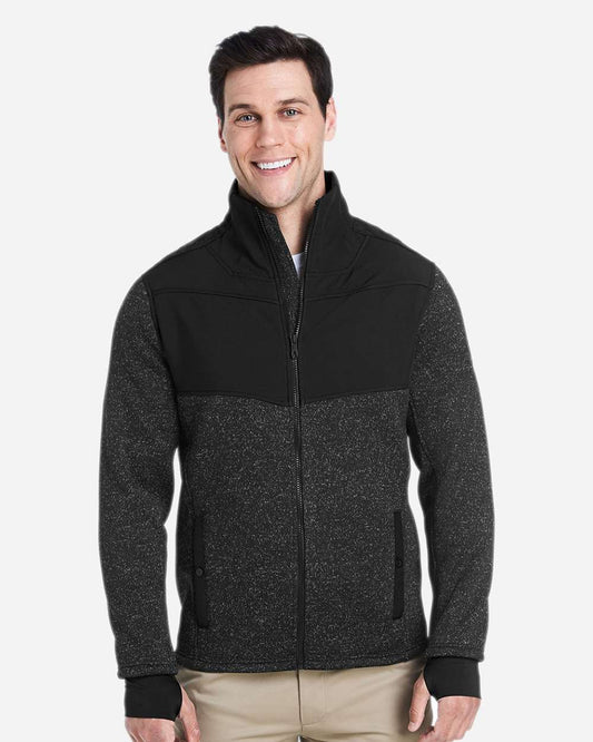 Spyder Men's Passage Sweater Jacket in Black Powder/ Black, style S17740