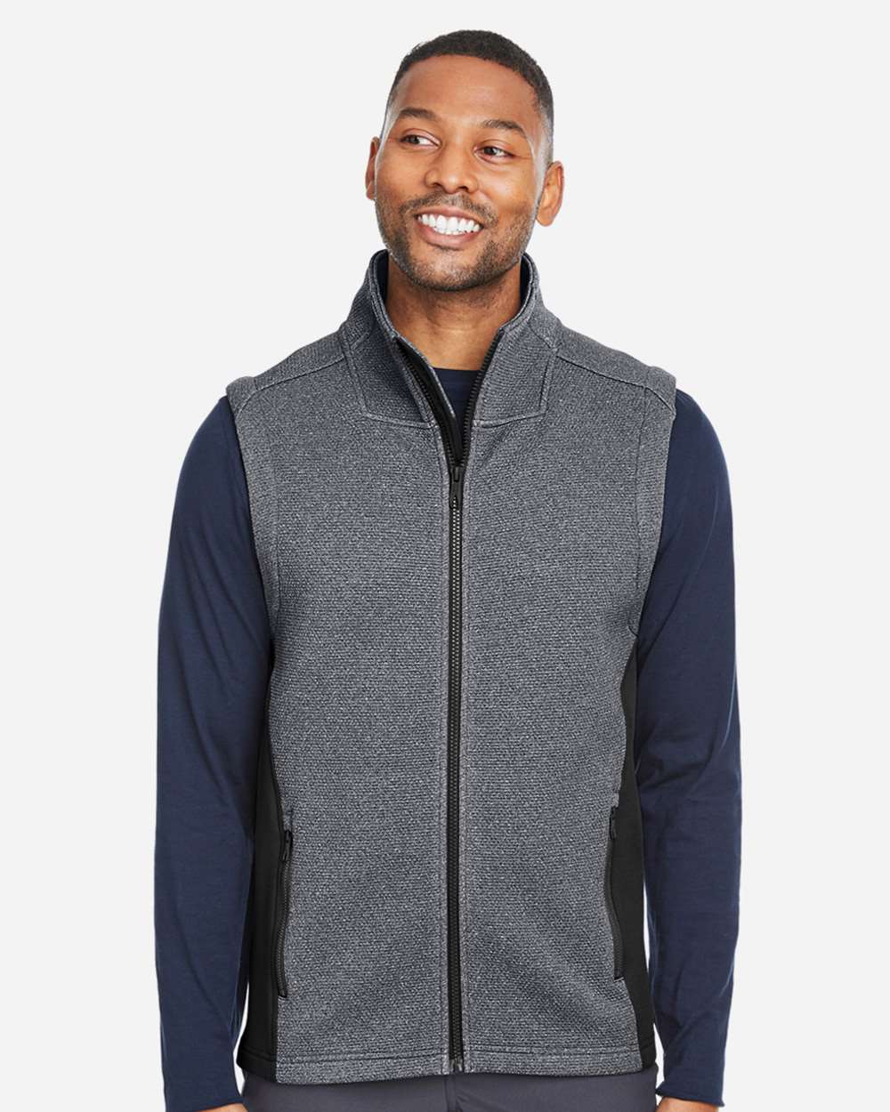 Spyder Men's Pursuit Vest in Black Heather/ Black, style S17274