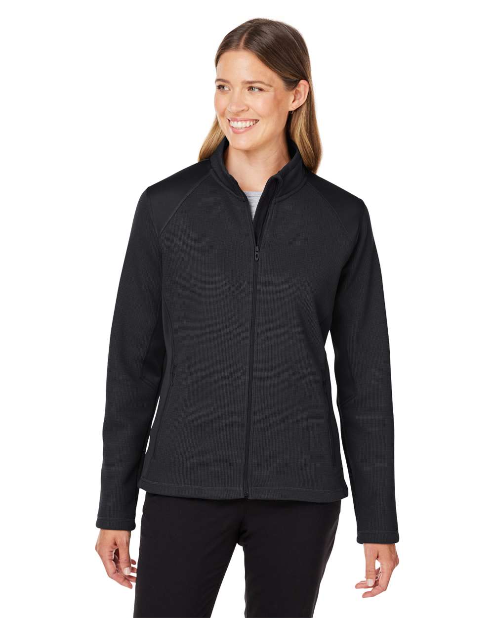 Spyder Women's Constant Canyon Full-Zip Sweater in Black, style S17937