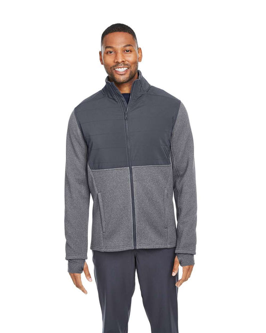Spyder Men's Pursuit Jacket in Black Heather/ Polar, style S17298