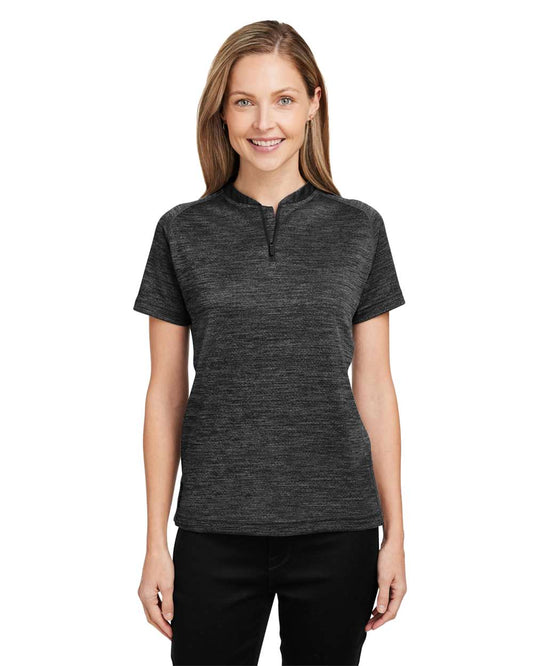 Spyder Women's Mission Blade Collar Polo in Black Jasper, style S17980