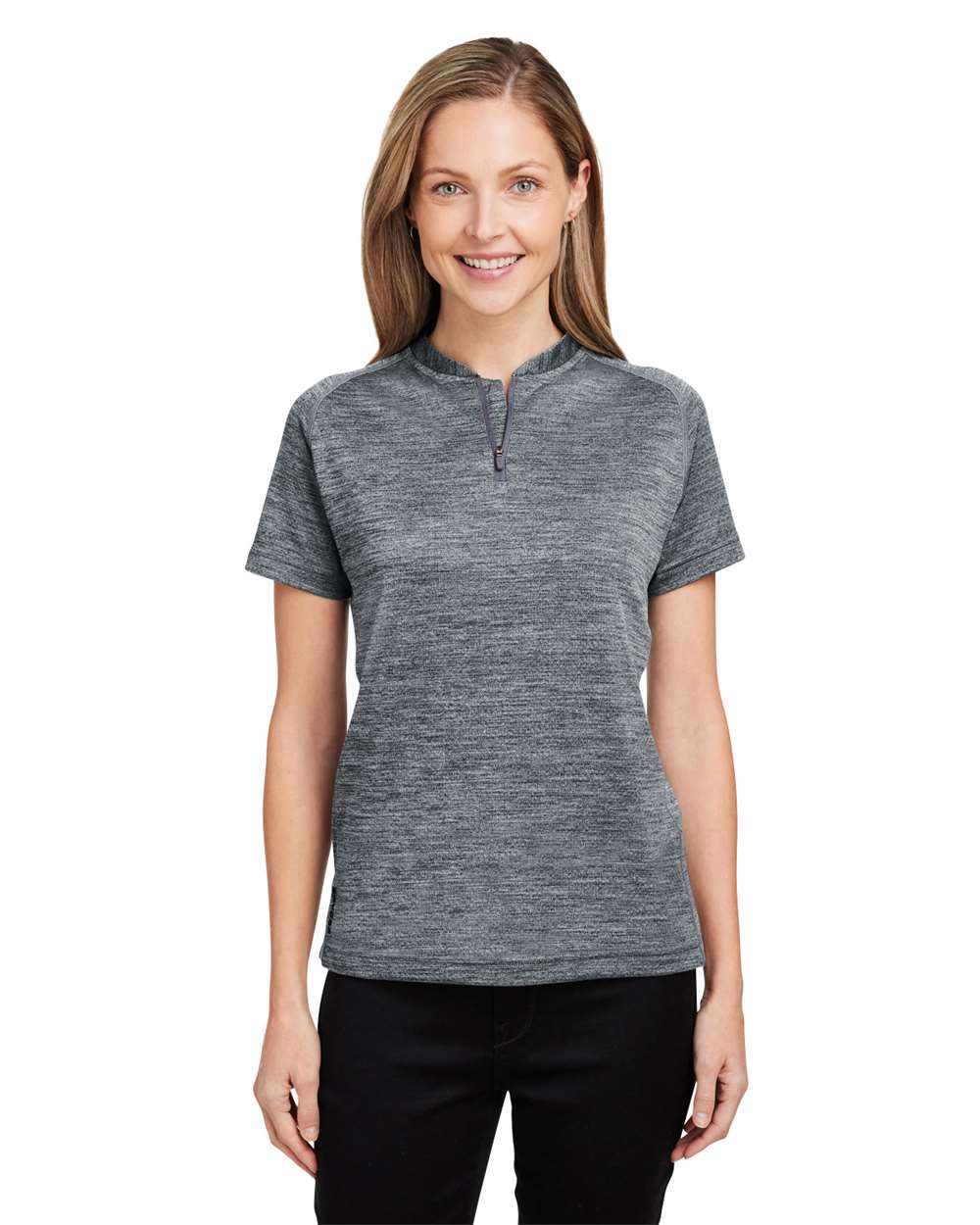 Spyder Women's Mission Blade Collar Polo in Polar Jasper, style S17980