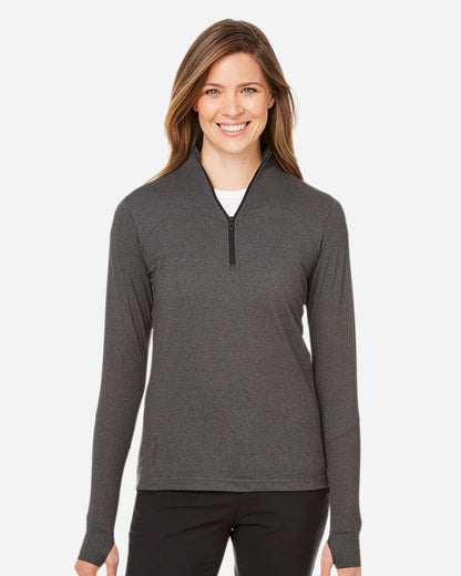 Spyder Women's Spyre Quarter-Zip Pullover in Black Frost, style S17917