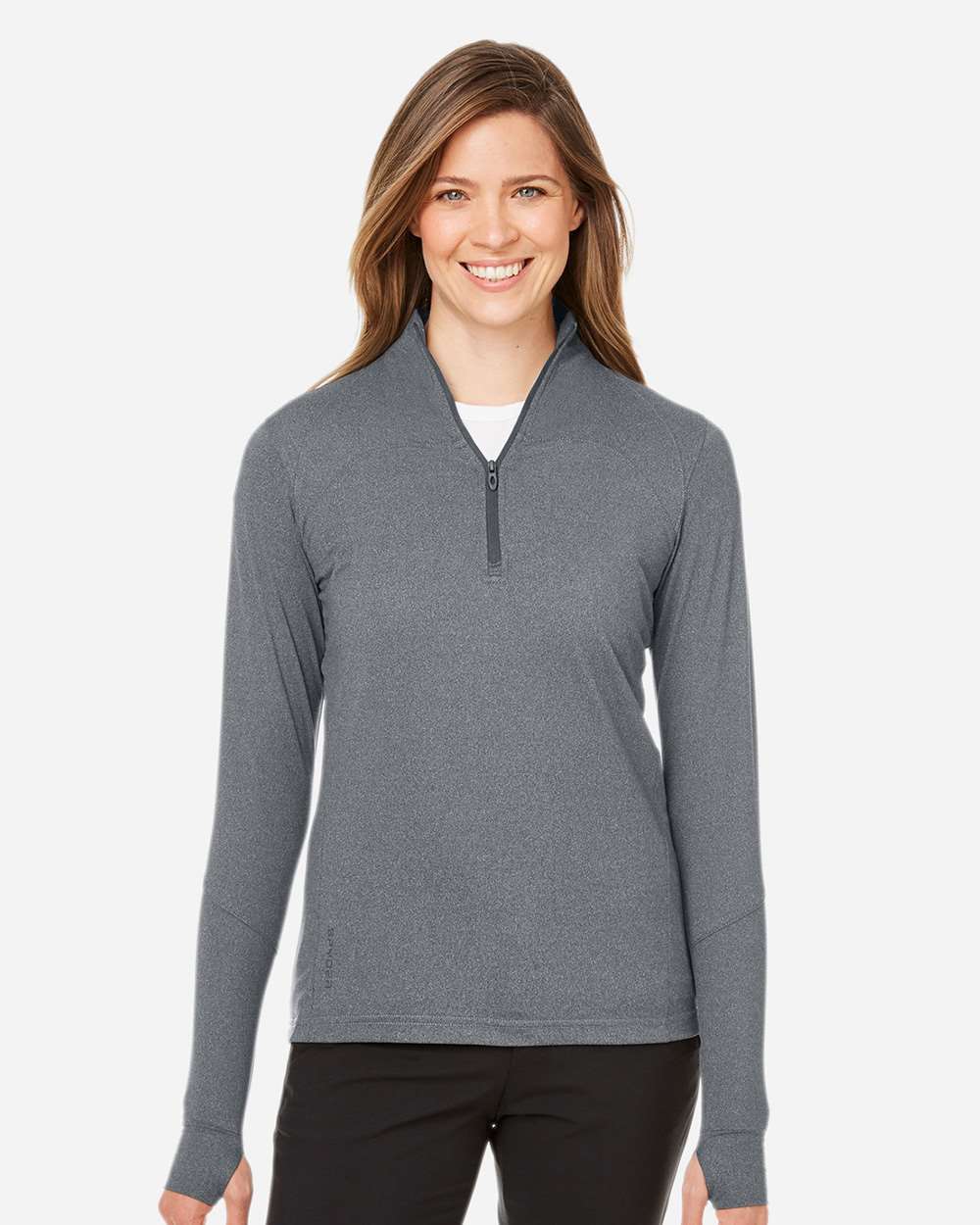 Spyder Women's Spyre Quarter-Zip Pullover in Polar Frost, style S17917