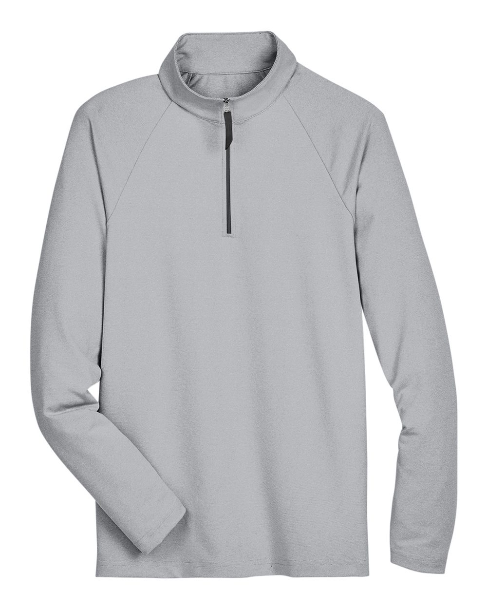 Devon & Jones Men's CrownLux Performance Clubhouse Micro-Stripe Quarter-Zip Pullover blank in Black, style DG480