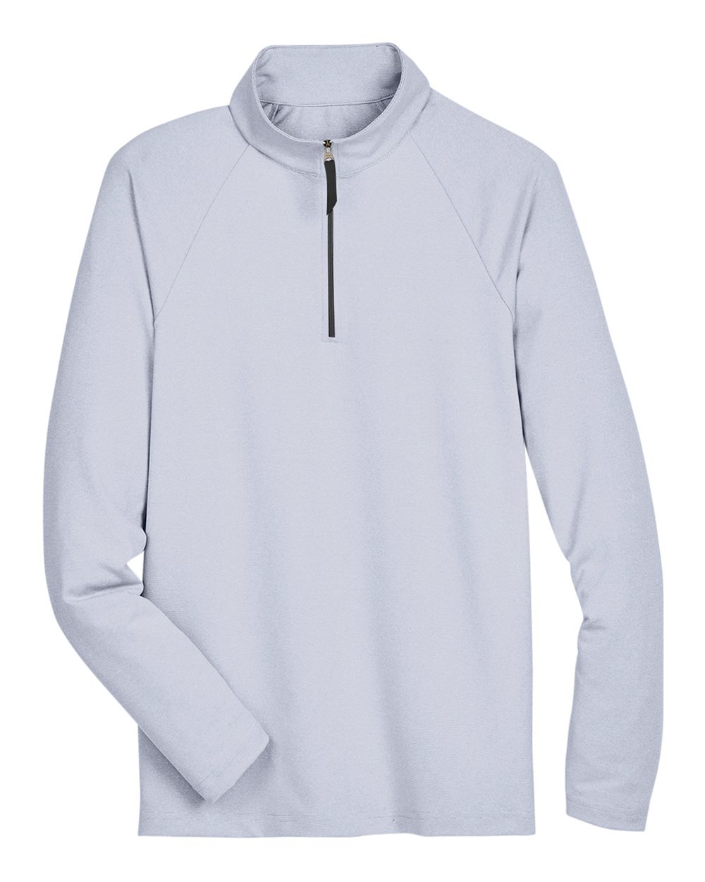 Devon & Jones Men's CrownLux Performance Clubhouse Micro-Stripe Quarter-Zip Pullover blank in Navy, style DG480