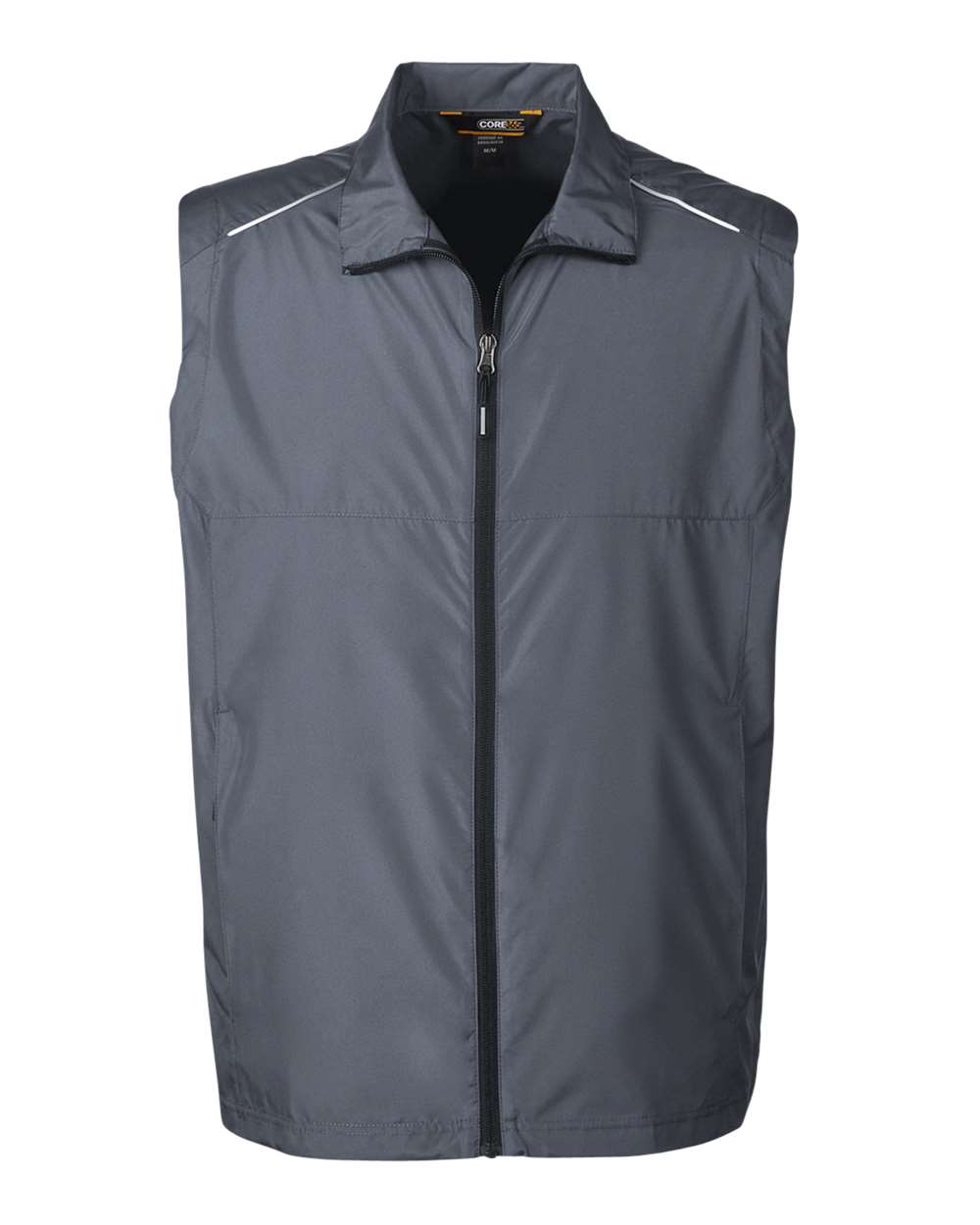 CORE365 Men's Techno Lite Unlined Vest blank in Carbon, style CE703