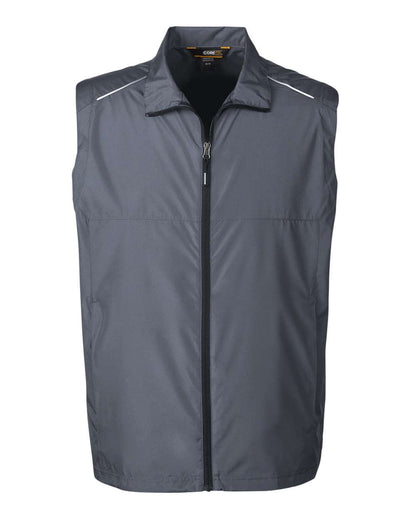 CORE365 Men's Techno Lite Unlined Vest blank in Carbon, style CE703