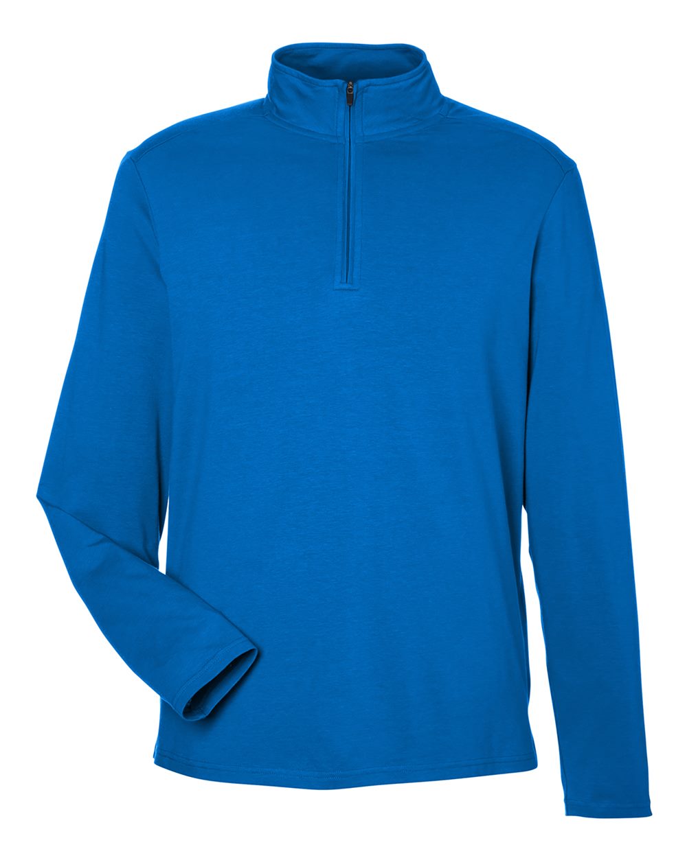 Devon & Jones Men's Raleigh Stretch Quarter-Zip Pullover blank in French Blue, style DG425