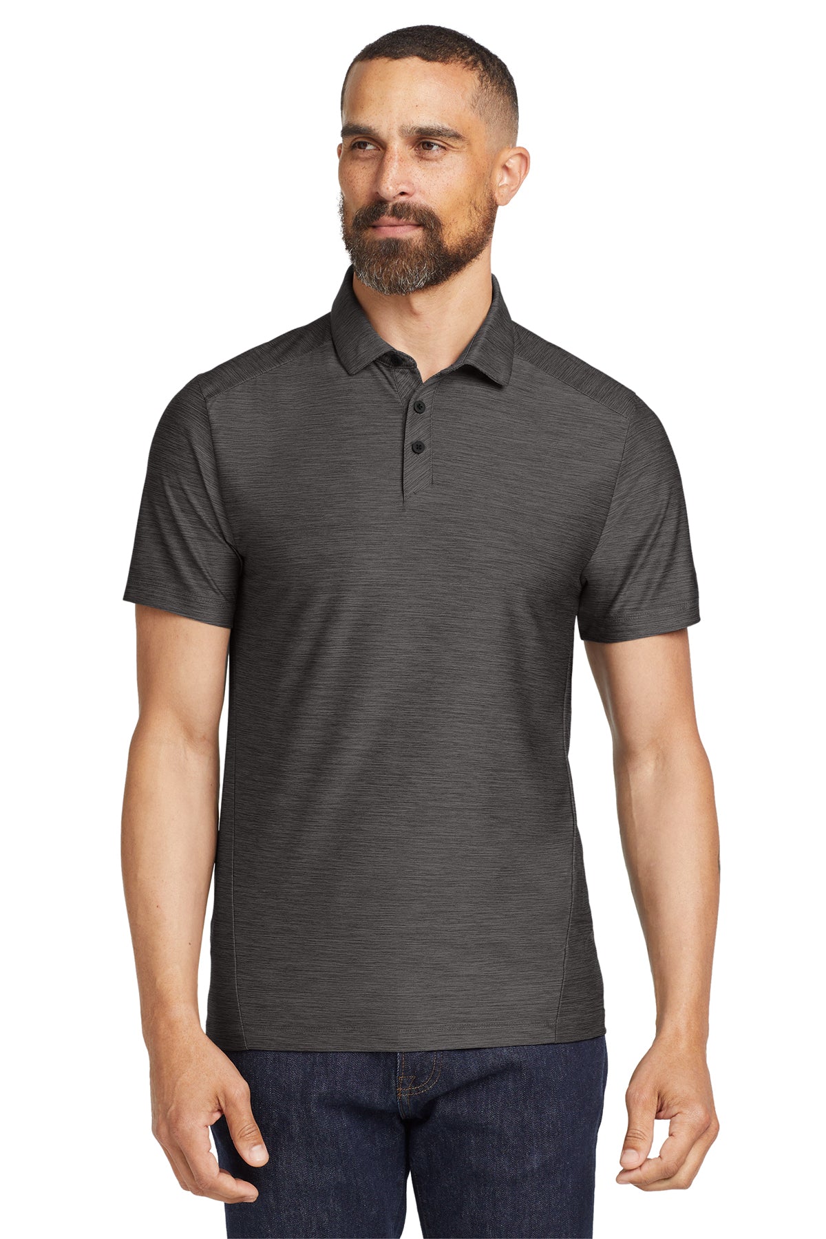 OGIO Slate Polo in Blacktop, style OG143