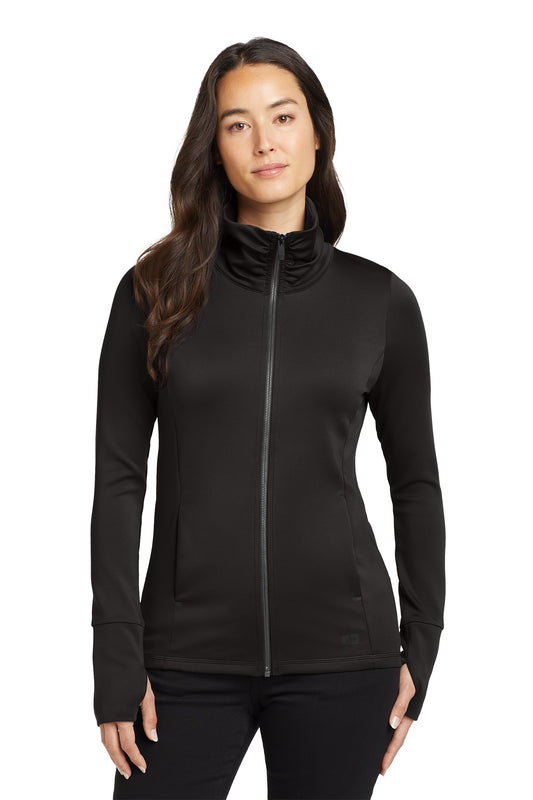 OGIO Women's Modern Performance Full-Zip in Blacktop, style LOE703