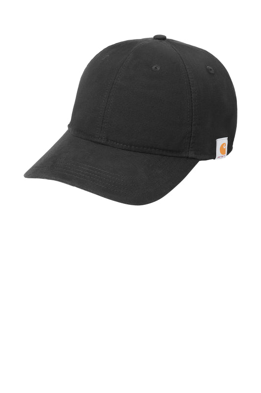 Carhartt® Cotton Canvas Cap in Black, style CT103938
