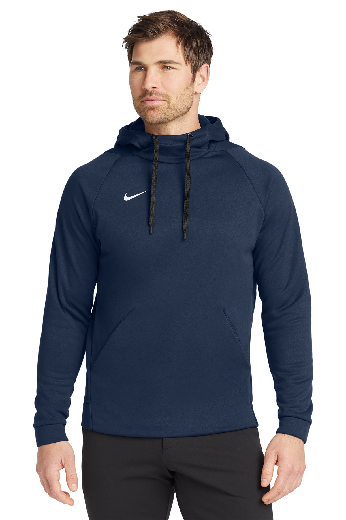 Nike Therma-FIT Pullover Fleece Hoodie in Team Navy, style CN9473