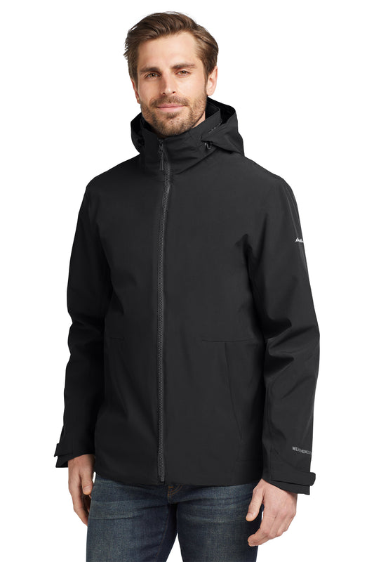 Eddie Bauer WeatherEdge 3-in-1 Jacket in Black/ Storm Grey, style EB656