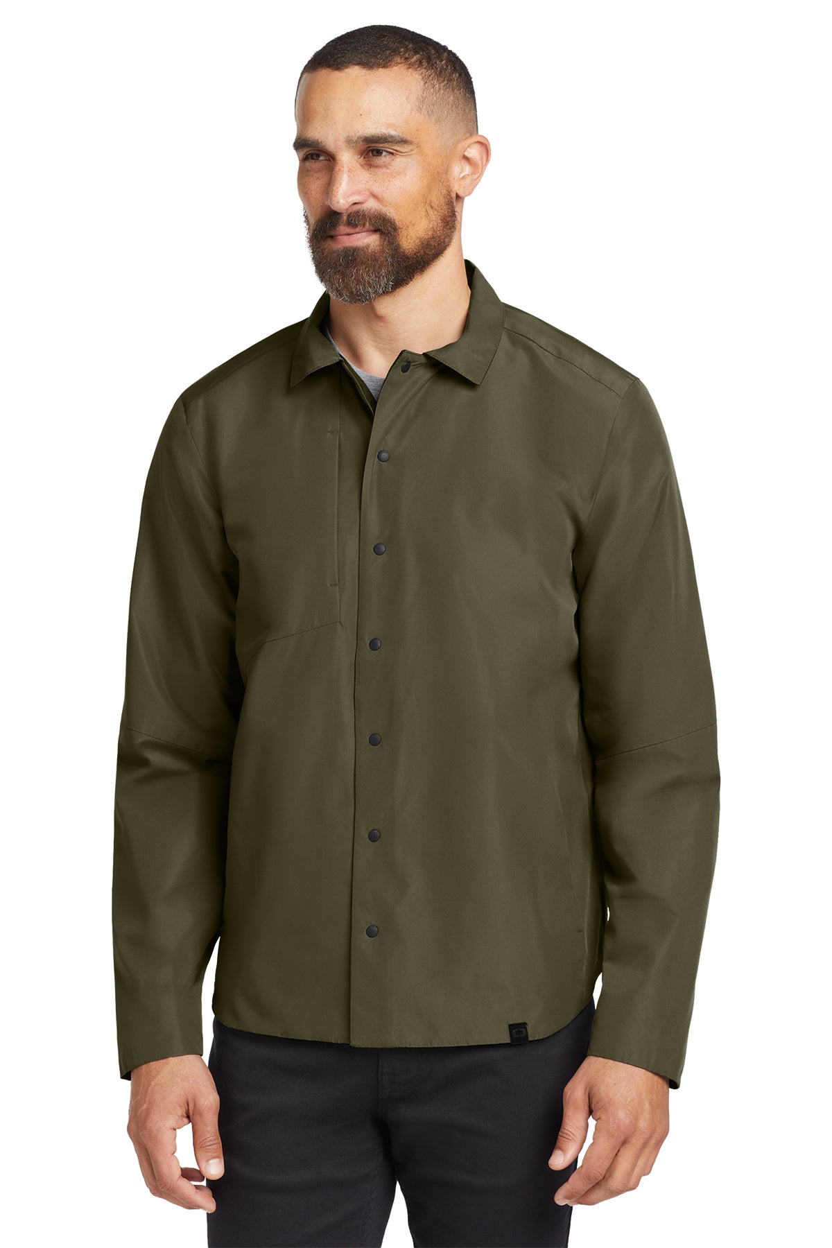 OGIO Reverse Shirt Jacket in Drive Green, style OG754
