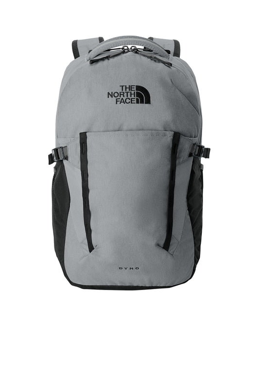 The North Face Dyno Backpack in Mid Grey Dark Heather/ TNF Black, style NF0A52S7