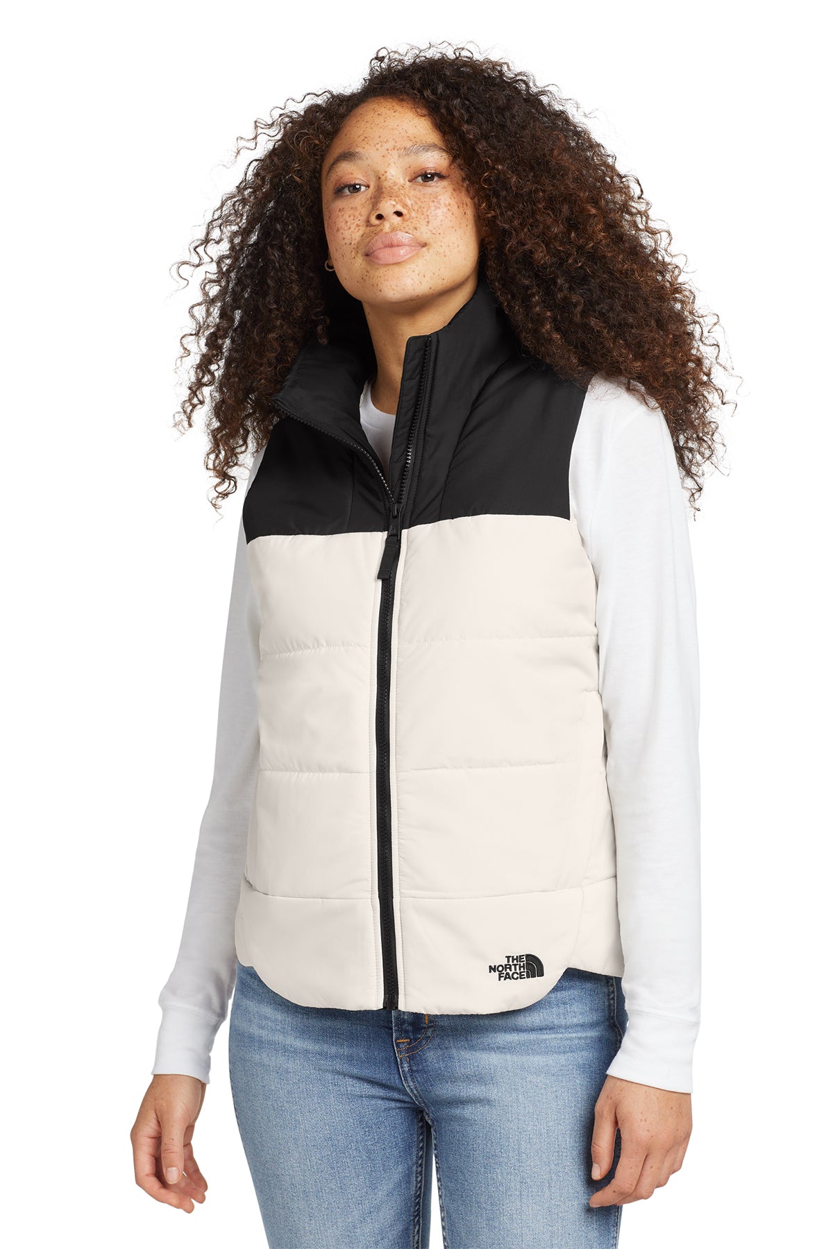 The North Face Women's Everyday Insulated Vest in Vintage White, style NF0A529Q