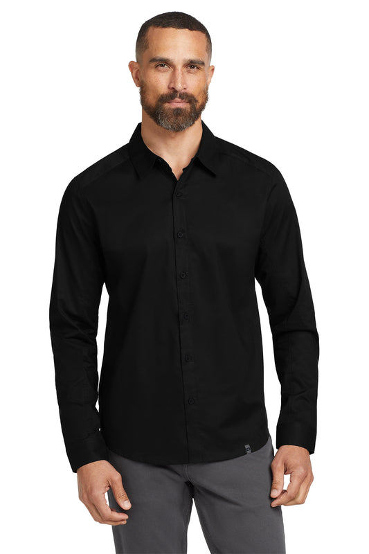 OGIO Commuter Woven Shirt in Blacktop, style OG1002