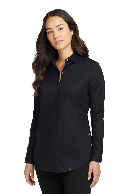 OGIO Women's Commuter Woven Tunic in Blacktop, style LOG1002