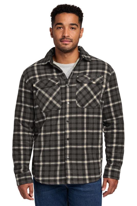 Eddie Bauer Woodland Shirt Jac in Grey Steel/ Bone, style EB228